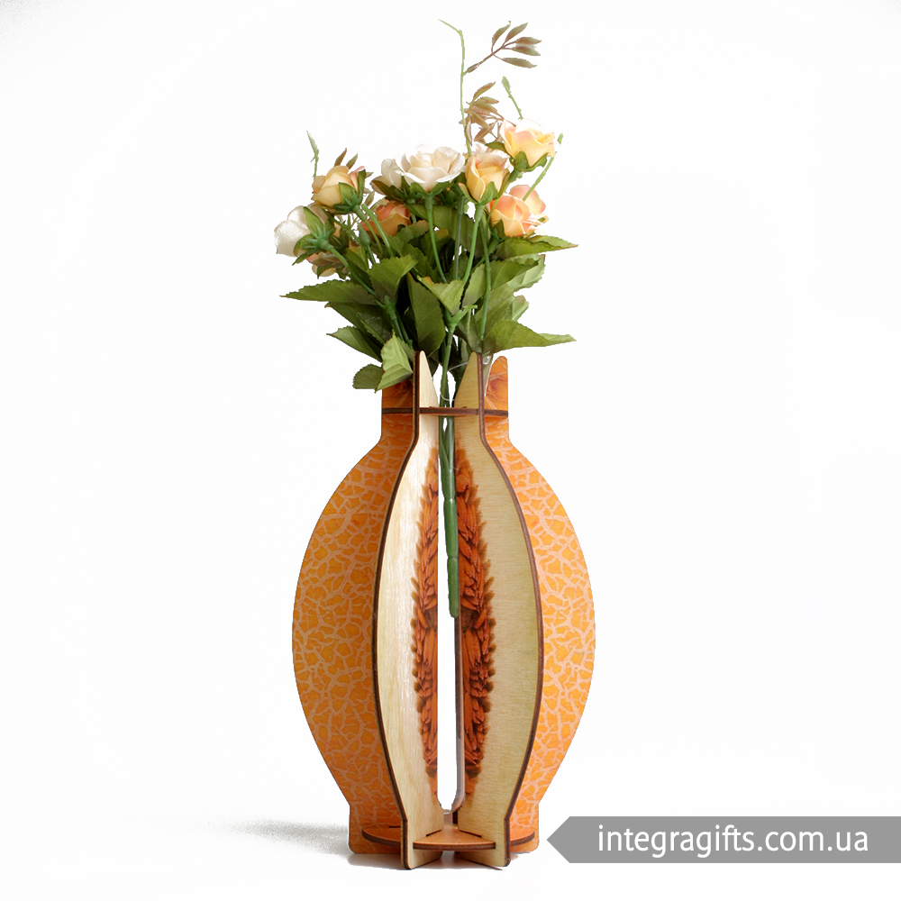 Деревянная ваза. Фото N2